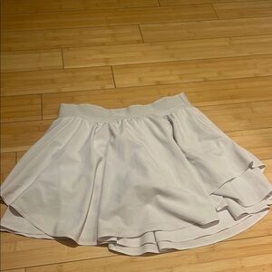 Lululemon Athletica Gray Ruffled Skater Mini Skirt